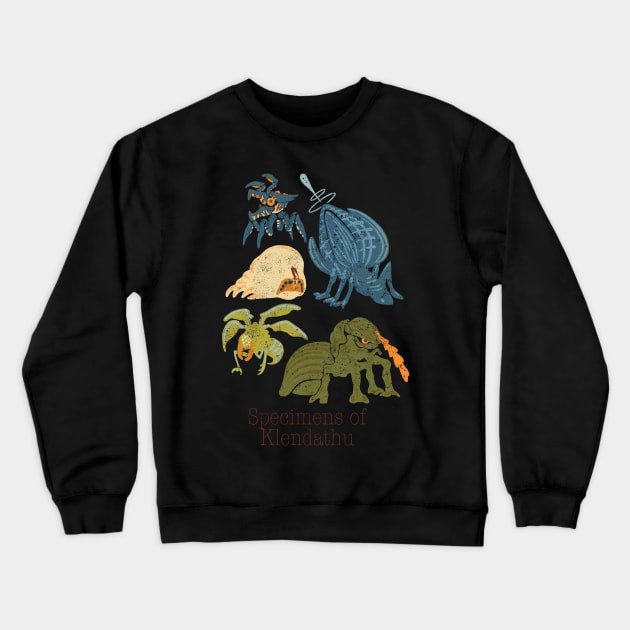 Starship Troopers Bugs Crewneck Sweatshirt by Little Bad Wren 